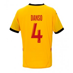 RC Lens Kevin Danso #4 Domácí Dres 2024-25 Krátký Rukáv